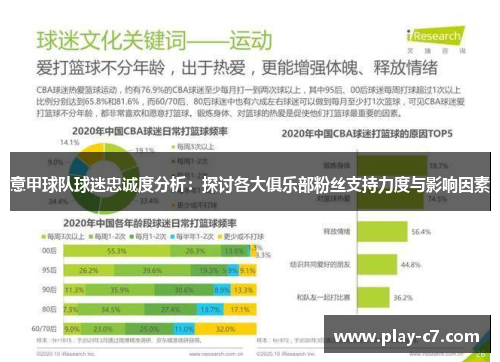 意甲球队球迷忠诚度分析：探讨各大俱乐部粉丝支持力度与影响因素