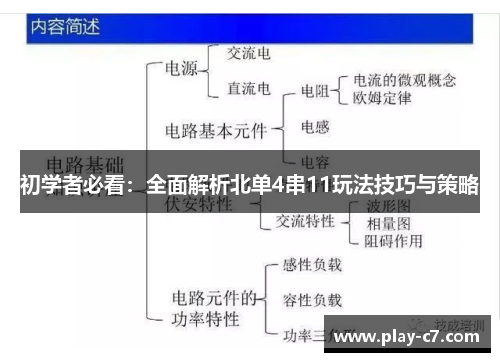 初学者必看：全面解析北单4串11玩法技巧与策略