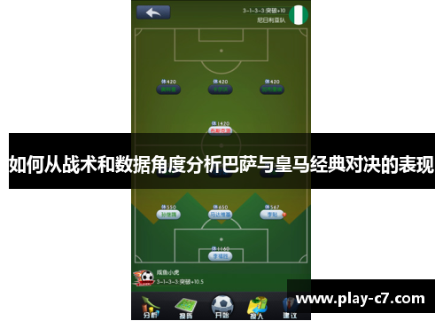 如何从战术和数据角度分析巴萨与皇马经典对决的表现